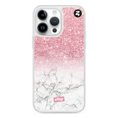 Pink Glitter Marble