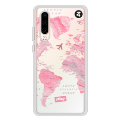 Pink Marble Map