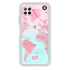Pink Marble Map